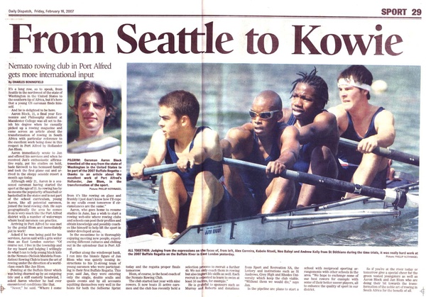 From Seattle to Kowie